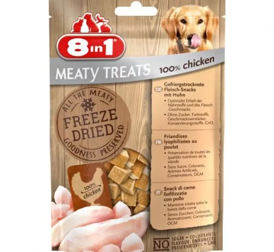 8in1 Meaty Treats Chicken 50gr