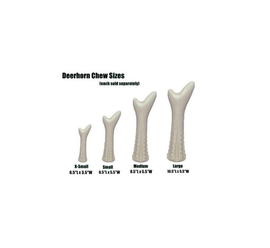 Petstages Deerhorn Gewei Kauwbot Petite voor Honden XS (1st)