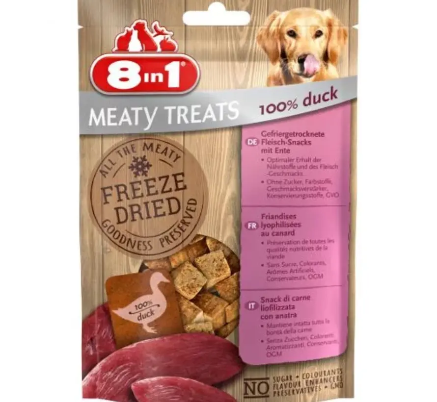8in1 Meaty Treats Duck 50g