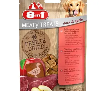 8in1 8in1 Meaty Treats Duck/Apple 50gr