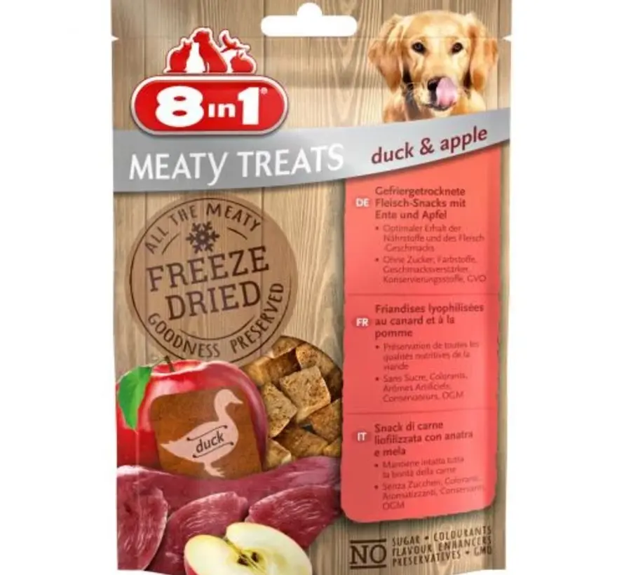 8in1 Meaty Treats Duck/Apple 50gr