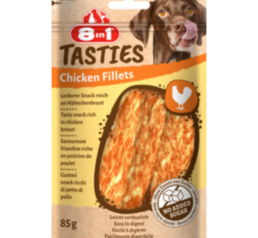 8in1 Tasties Chicken Fillets 85gr