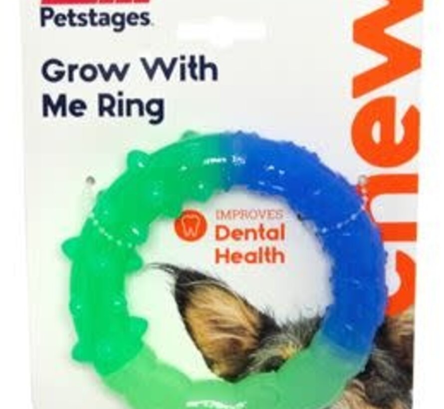 Petstages Grow With Me Ring Kauwspeeltjevoor honden (1st)