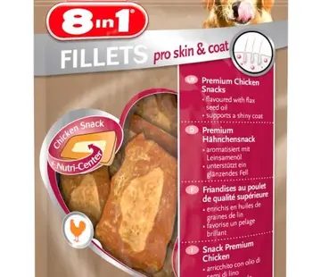 8in1 8in1 Fillets Pro skin&coat Snack 80g