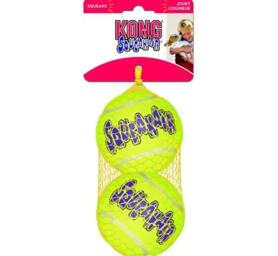 Kong Air Squeaker Tennis Bal L 2st