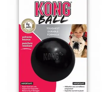 Kong Kong Bal Rubber Zwart M 1st