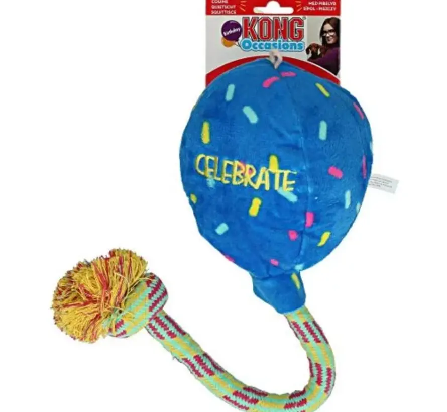 Kong Birthday Balloon Blauw TOP Koistore
