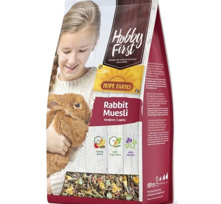 Hobby First HopeFarms Rabbit Muesli Konijnenvoer 2,5kg