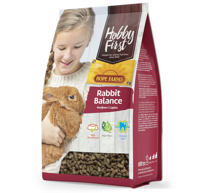 Hobby First HopeFarms Balance Rabbit Konijnenvoer 1,5kg