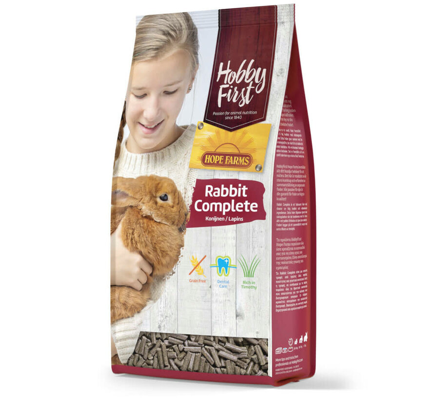 Hobby First HopeFarms Complete Rabbit Konijnenvoer 1,5kg