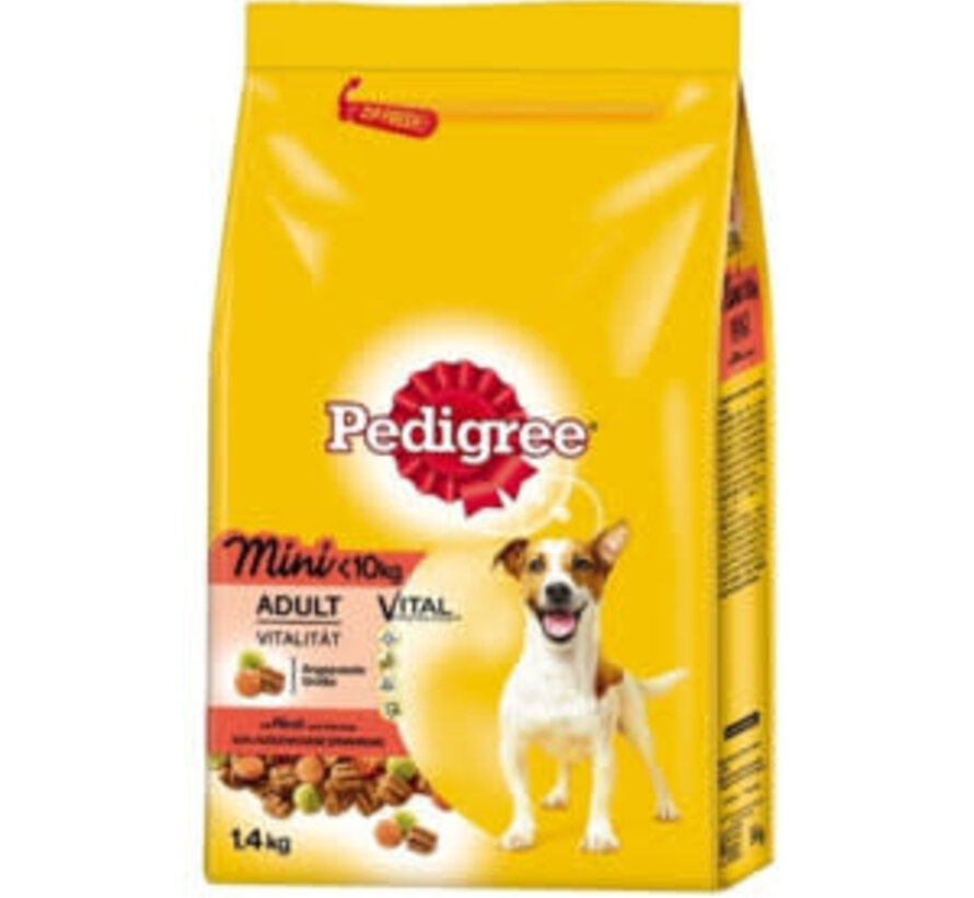 Pedigree Droog Adult Mini Rund Hondenvoer 1,4kg