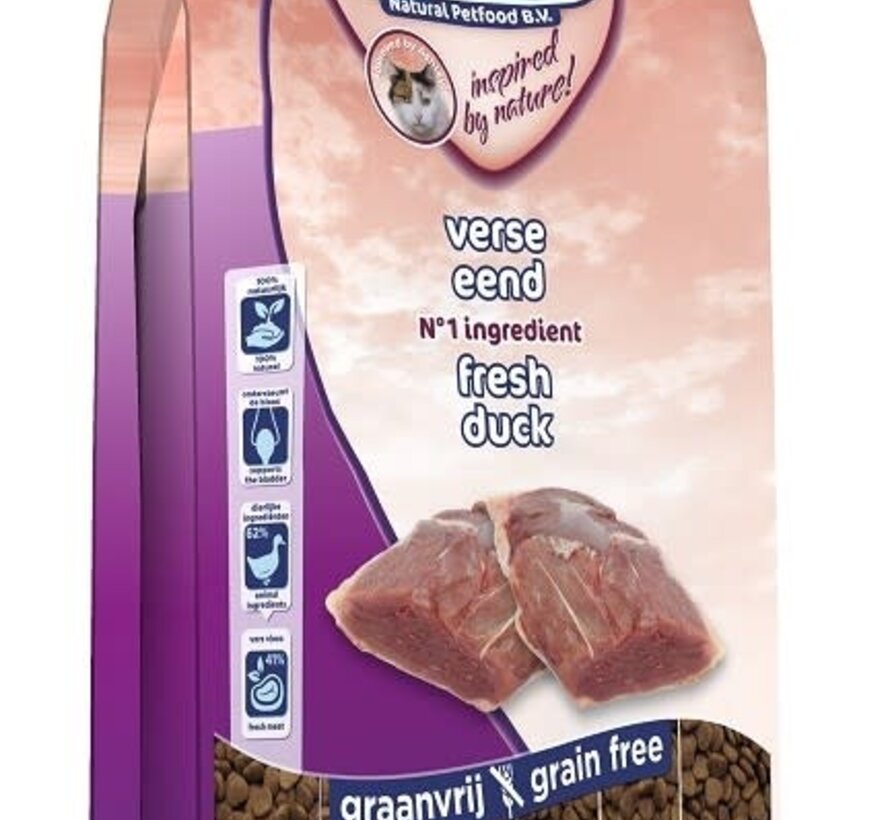Renske Super Premium Droog Kat Adult Eend Kattenvoer 6kg