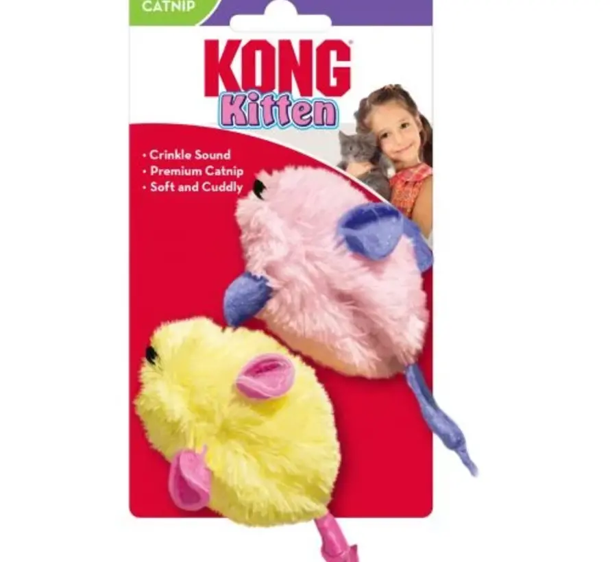 Kong Kitten Muis 2-Pack