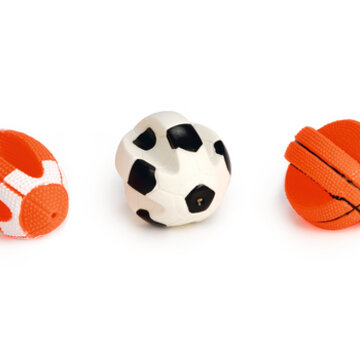 Beeztees Beeztees Vinyl Sportbal Klein