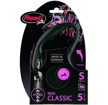 Flexi Flexi New Classic Koord S Zwart 5m