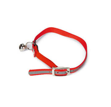 Beeztees Beeztees Reflecterend Kattenhalsband Rood 24-29cm