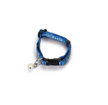 Beeztees Beeztees Kittenhalsband Blauw 16-23cm