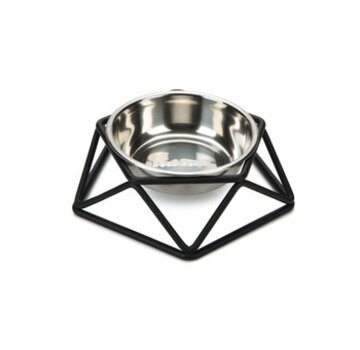 Beeztees Beeztees Puroni Hondenvoerbak Zwart (19cm)