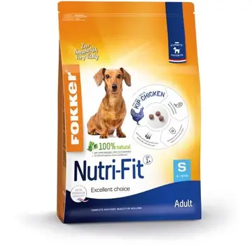 Fokker Fokker Dog Nutri-Fit Adult S Kip 2.5kg