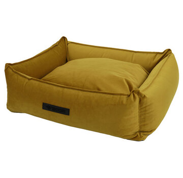 Wooff Mand Cocoon Velours Oker  Large  90x70x22 cm