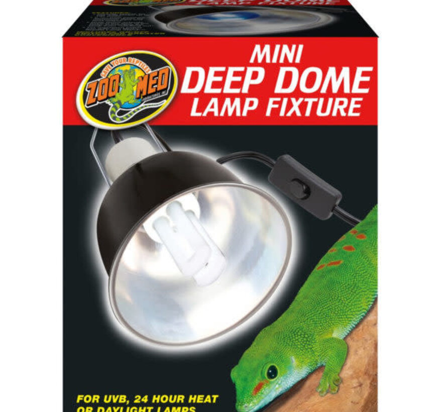 Zoo Med Mini Deep Dome Lamp Fixture