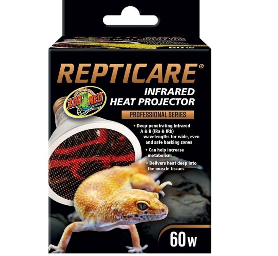 Zoo Med ReptiCare Infrared Heat Projector 60w