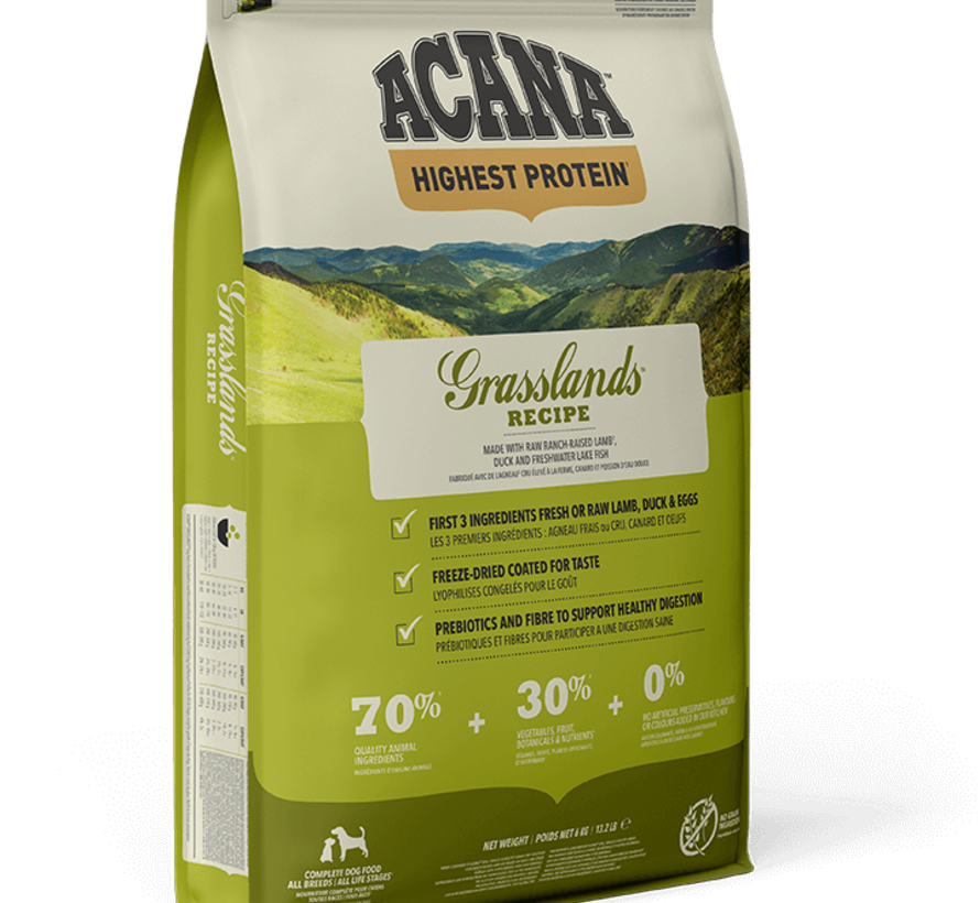 Acana Highest Protein Grasslands (2kg)