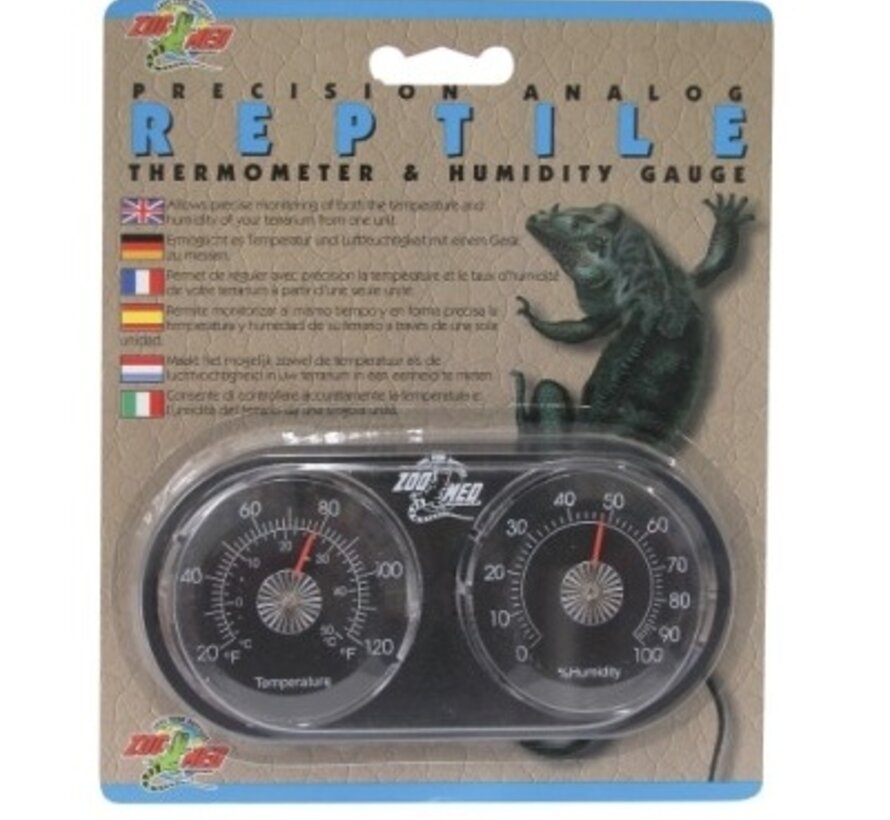 Zoo Med Dual Thermo / Humidity Gauge