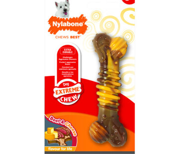 Nylabone Nylabone Extreme Chew Textured Bone Beef S