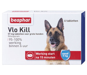 Beaphar Beaphar Vlo Kill Hond boven 11kg (6 tab)