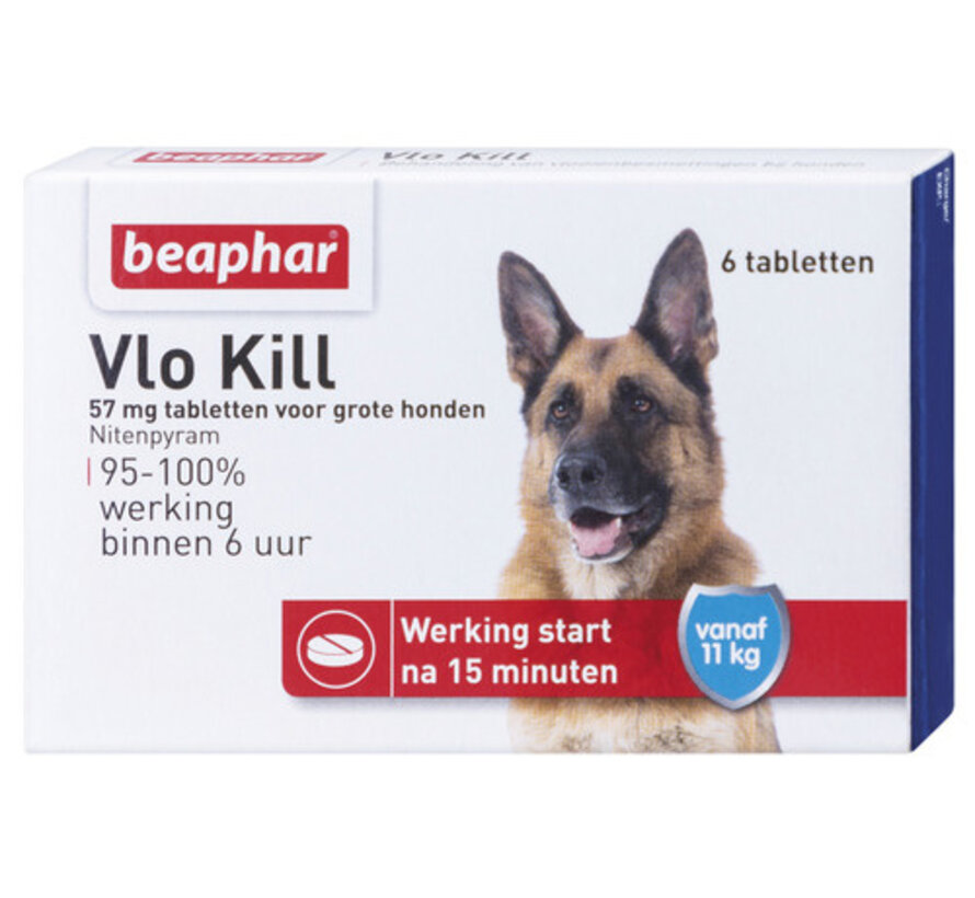 Beaphar Vlo Kill Hond boven 11kg (6 tab)