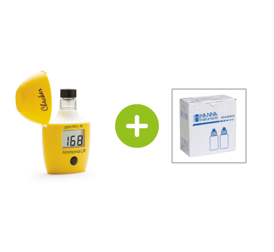 Combi Deal: Hanna Checker Ammonia + Reagentia (25 tests)