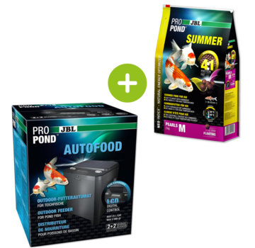 JBL Combi Deal: JBL Propond Autofood Voederautomaat + JBL Propond Summer Koivoer 2kg