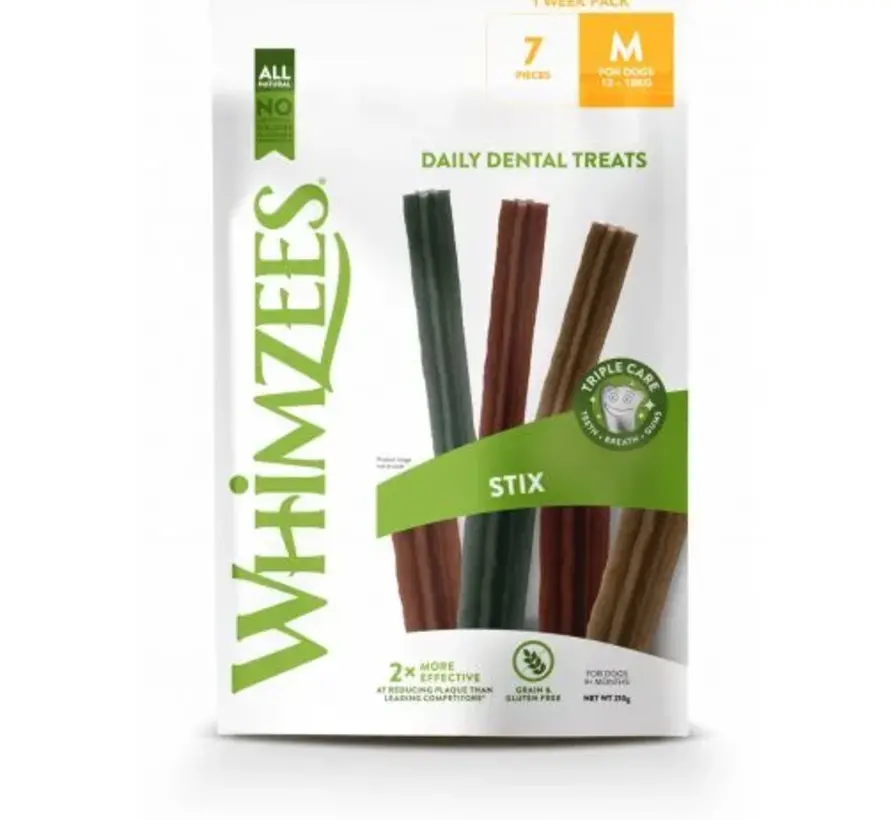 Whimzees 7 Stuks Medium Voordeelverpakking
