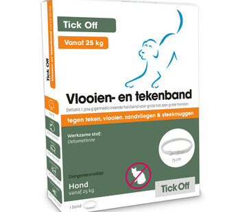 Tick Off Tick Off Vlooien- en Tekenband Vanaf 25kg 75cm