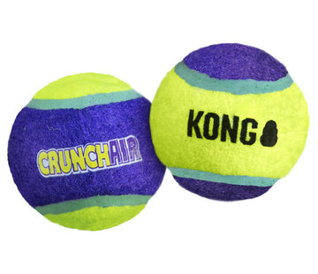 Kong CrunchAir Balls Geel|Paars  Medium  Ø6.5 cm