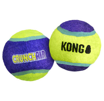 Kong CrunchAir Balls Geel|Paars  Medium  Ø6.5 cm