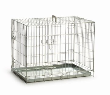 Beeztees Beeztees Hondenbench 2 Deurs Verzinkt 81x55x61