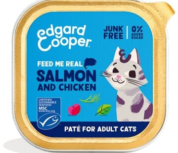 Edgard & Cooper Edgard&Cooper Kat Adult Paté Zalm&Kip 85gr