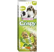 Versele-Laga Crispy Crispy Sticks Konijn&Cavia 2x55g Groente