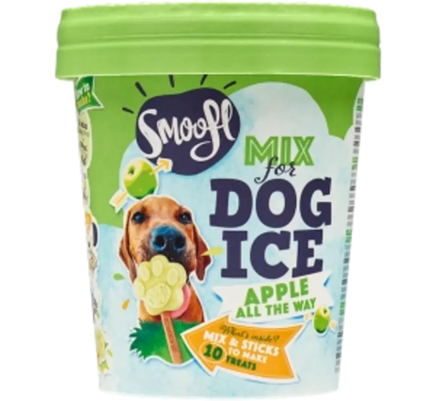 Smoofl Honden Ijsmix Appel 160gr