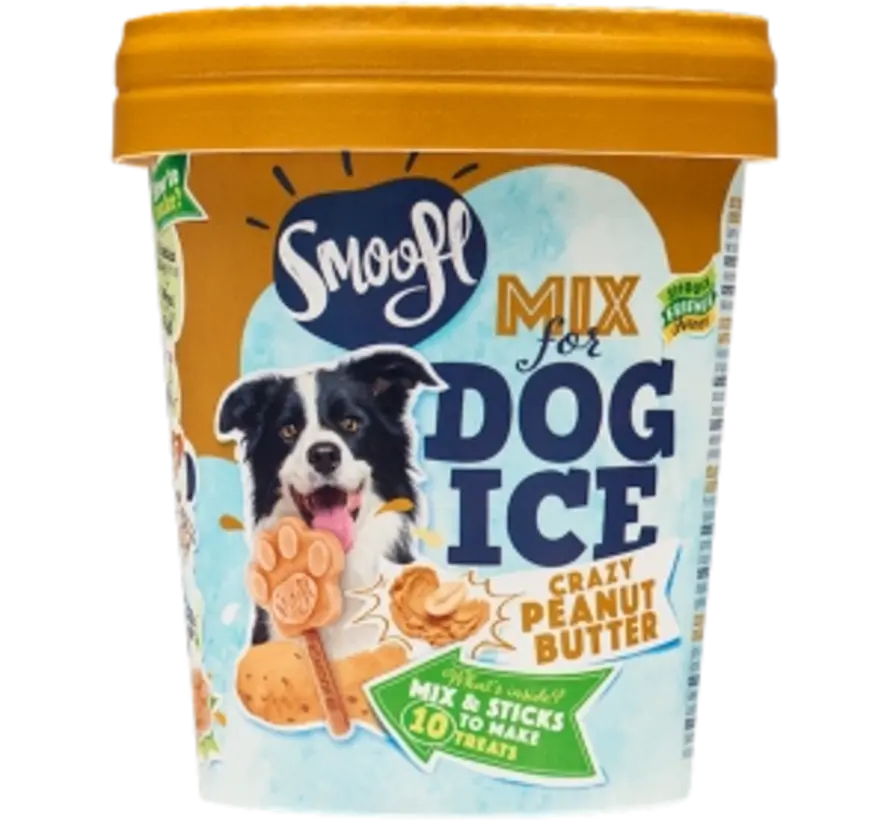 Smoofl Honden Ijsmix Pindakaas 160g