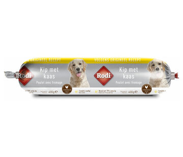 Rodi Rodi Worst Kip&Kaas 400g