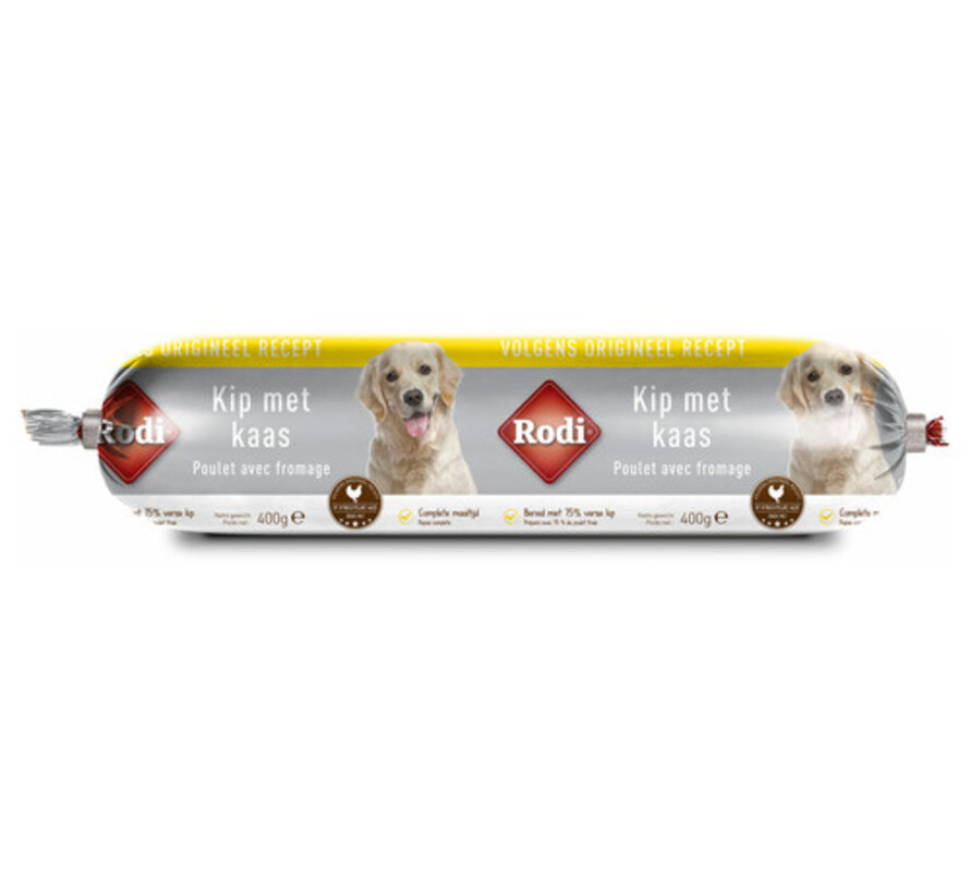 Rodi Worst Kip&Kaas 400g