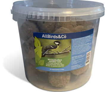 AllBirds&Co Mezenbol Zonder Net 85g a 35 stuks