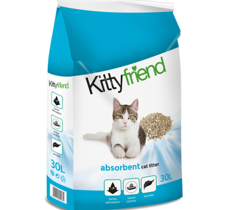 Kittyfriend Absorbent Kattenbakvulling 30L