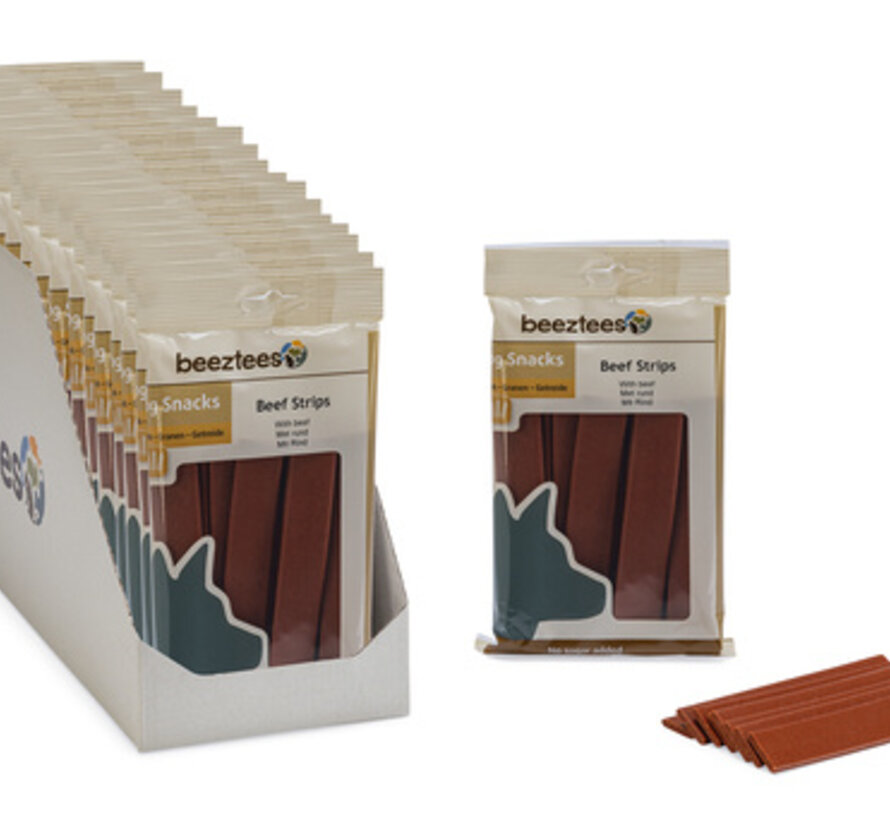 Beeztees Beef Strips 150g