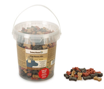 Beeztees Beeztees Mini Bones Mix Voordeel 500g