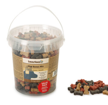 Beeztees Beeztees Mini Bones Mix Voordeel 500g