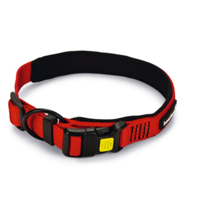 Beeztees Parinca Premium Nylon Rood 45-50x25